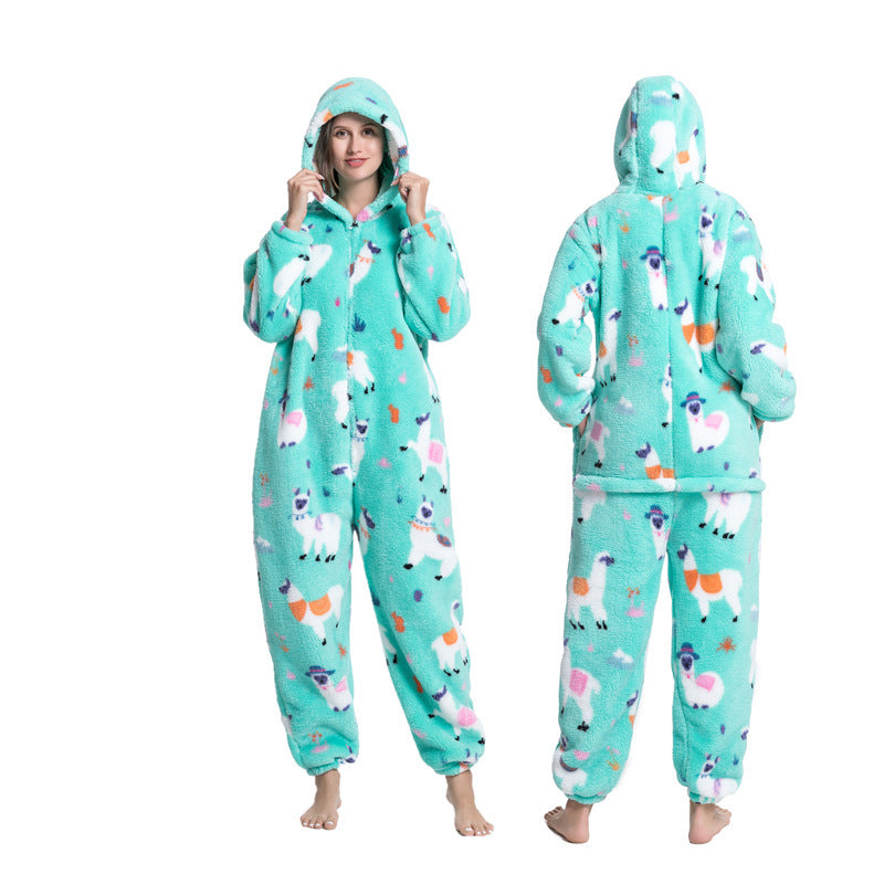 Multi Design printed  One Piece Pajamas