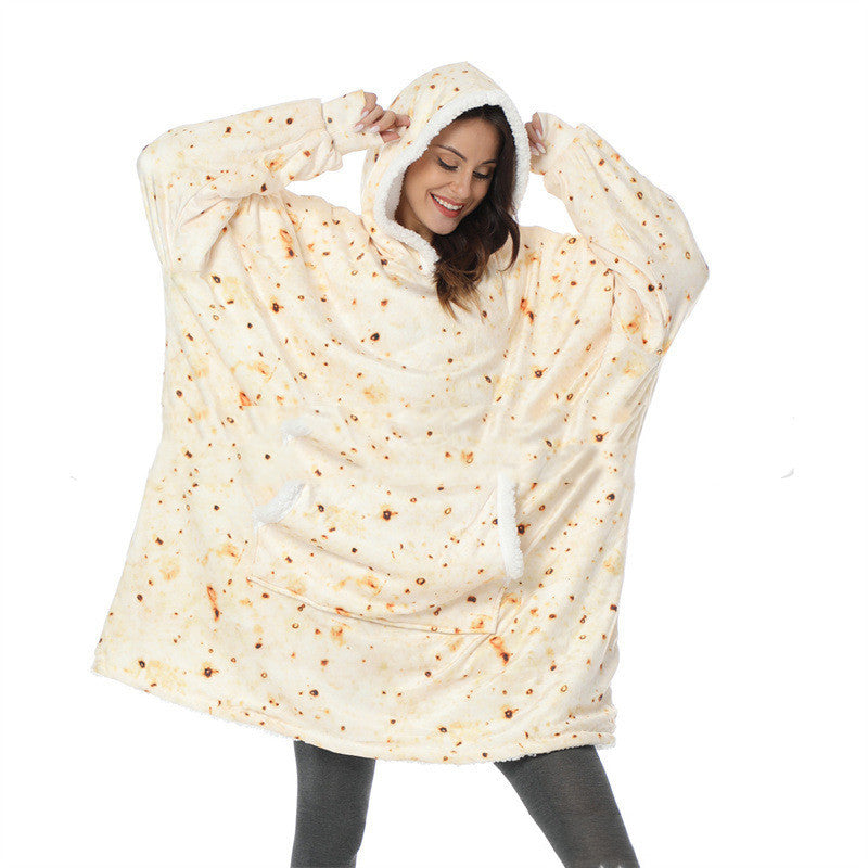 Extra Warm Wearable Blanket Hoodie