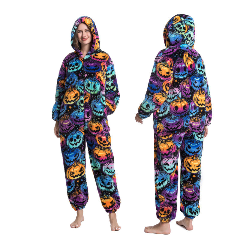Multi Design printed  One Piece Pajamas